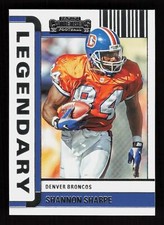 Shannon Sharpe 2022 Panini Contenders Legendary Contenders Denver Broncos
