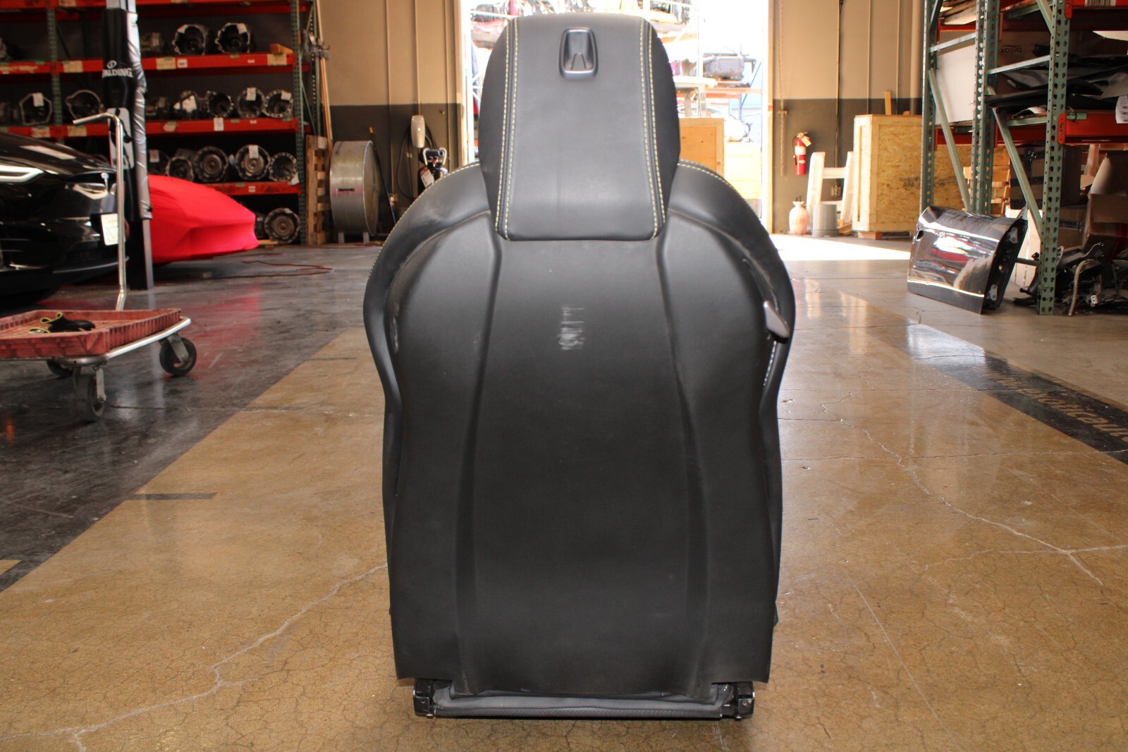 Ferrari 458 Italia, RH, Right, Front Seat, Black, Daytona, No Seat Tracks, Used