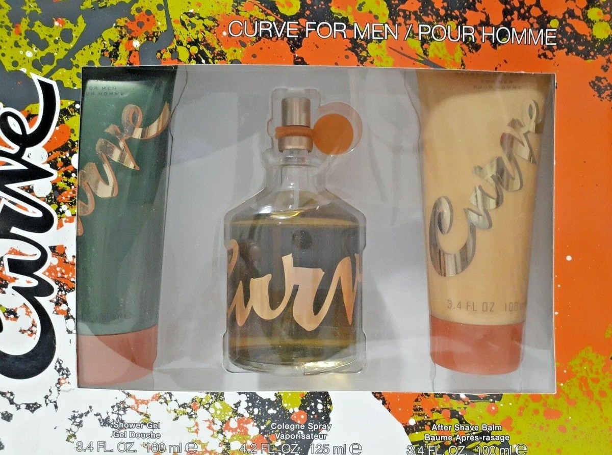 Liz Claiborne Curve 3 Piece Gift Set for Men | eBay
