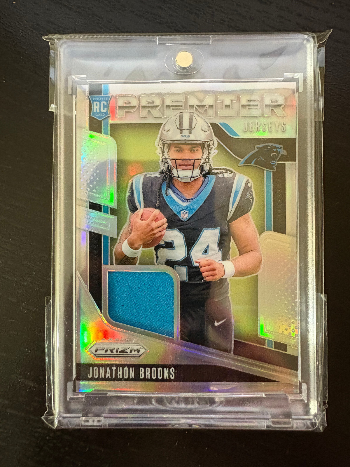 JONATHON BROOKS 2024 Panini Prizm #PJ-JBS Rookie Silver Premier Jerseys RC