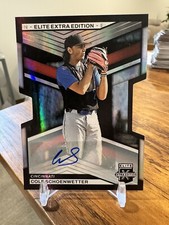2023 Panini Elite Extra Die-Cut Cole Schoenwetter #/399 Prospect RC Auto 🔥📈