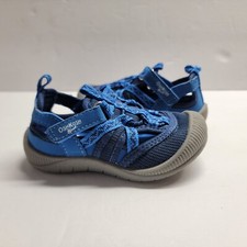 OshKosh Everyplay Flexible Outsole Bump Toe Blue Sandal Toddler Boy Size 6M