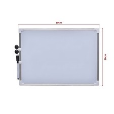Adjustable Magnetic White board Large Flip Chart Easel Tripod Presentation Board