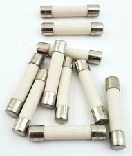 Lot of 10 Littelfuse 3AB 12A Fuses 12 Amp 250V Ceramic Fast Acting 1/4" x 1-1/4"