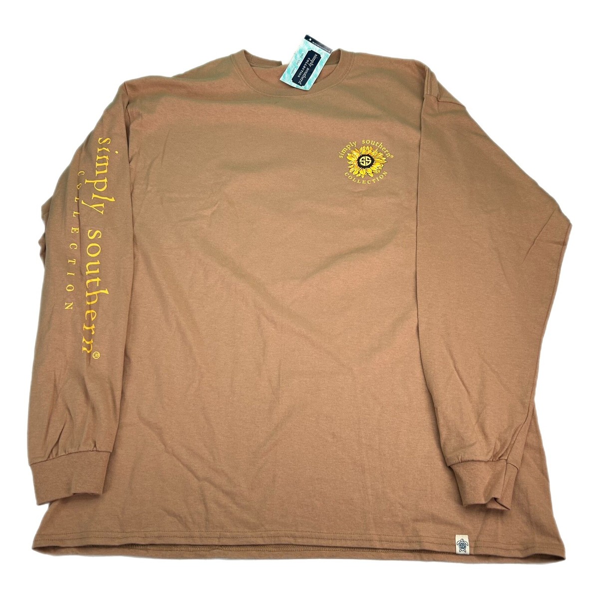 Simply Southern T-Shirt Womens XL 2XL Coffee Brown Animal