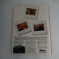 Vintage Print Ad Nikon Camera Sports Illustrated May 14, 1984