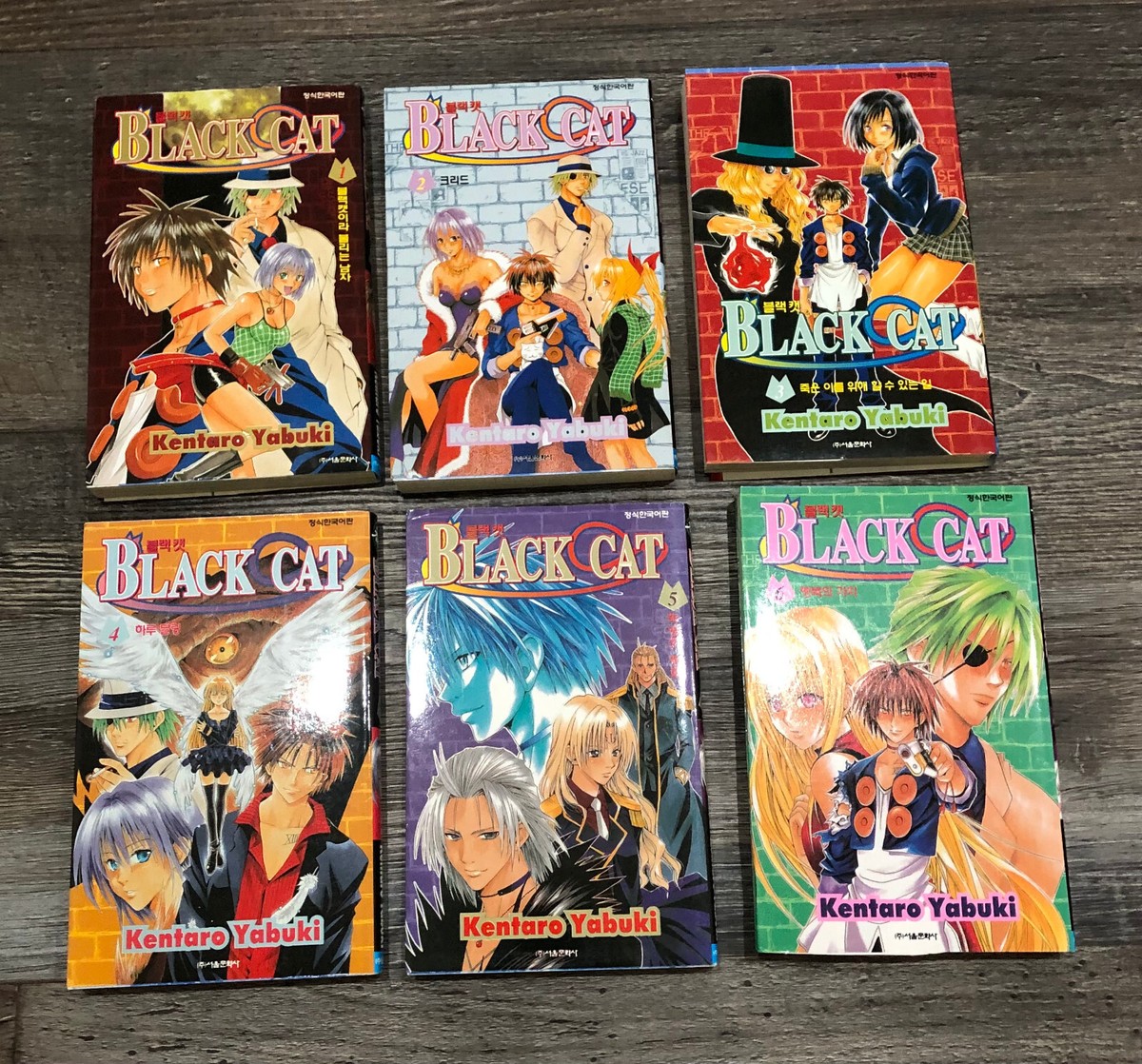 Black Cat Kentaor Yabuki 2009 Book 20 Book Set New (Volume 1-20
