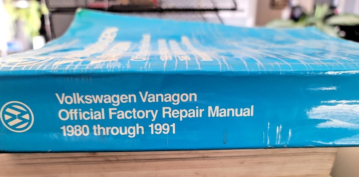 1980-1991 Volkswagen Vanagon Factory Repair Manual 1980-1991 Volkswagen Vanagon Factory Repair Manual
