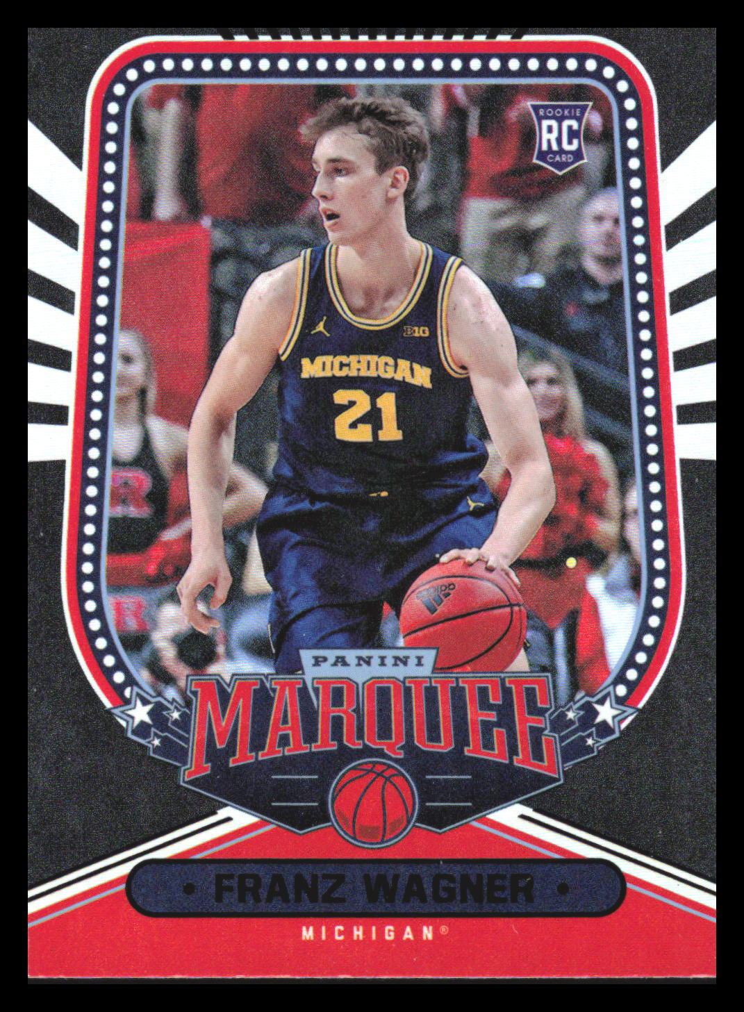 2021 Chronicles Draft Picks Franz Wagner #149 Marquee  RC Michigan 2F