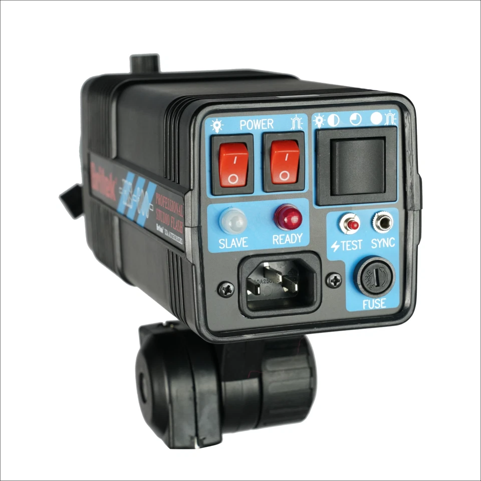 Britek 168W/s Flash Strobe Monolight, 1-2 Sec Recycle, Umbrella Hole, Sync Cord - Image 3 of 4