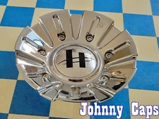 HELO Wheels # HE845L156 . Custom CHROME Wheel Center Cap  [34]  (QTY. 1)