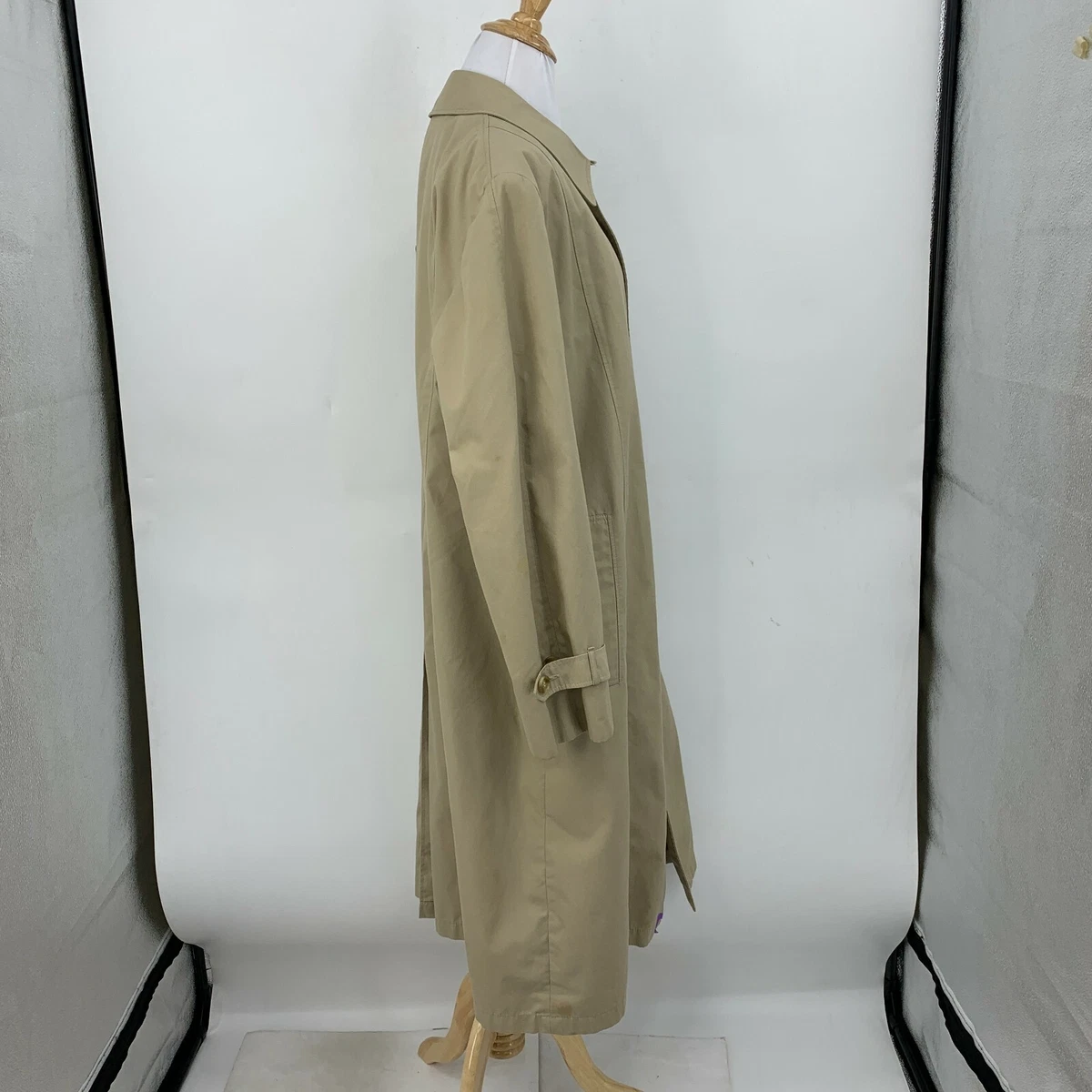 Vintage Christian Dior Trench Coat Jacket Tan -  Israel