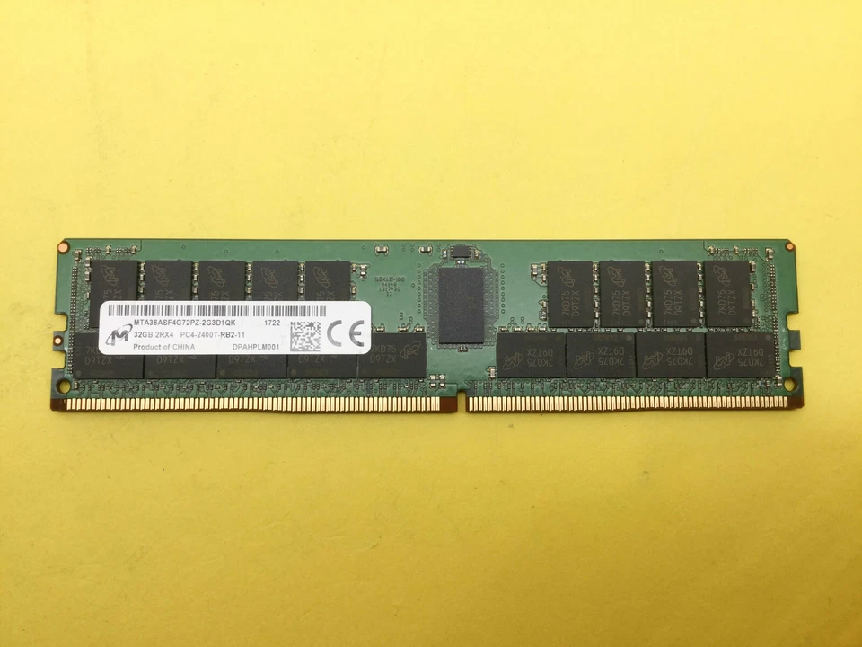 MTA36ASF4G72PZ-2G3D1 Micron 32GB (1X32GB) 2RX4 PC4-2400T DDR4 Server Memory - Image 2 of 4
