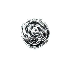 Paracord Planet Antique Tibetan Style Silver Rose Beads - DIY Jewelry 1-20 packs