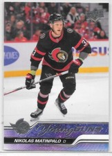 NIKOLAS MATINPALO 2023-24 UPPER DECK #2 YOUNG GUNS SP RC/FINLAND/SENATORS