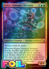 x1 Kylox, Visionary Inventor MKM MTG 214 FOIL RARE M/NM 1x