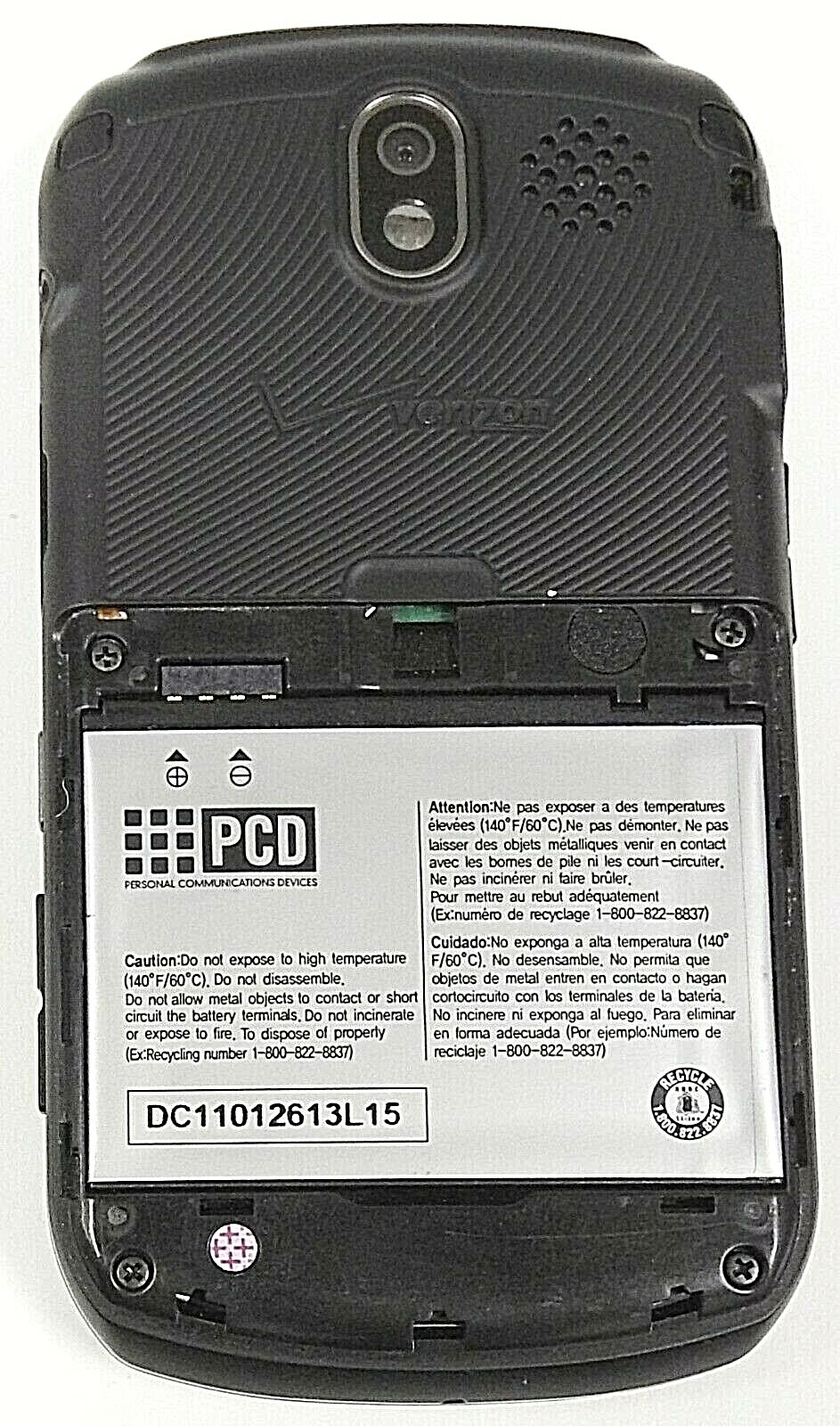 Pantech Crux CDM8999VW - Black and Blue ( Verizon ) Smartphone - No Back