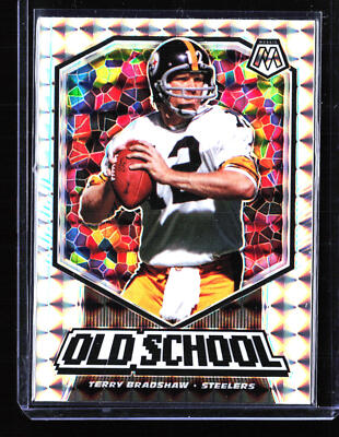 2020 Panini Mosaic Old School Prizm Terry Bradshaw #OS3 Pittsburgh