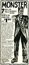 1950's Frankenstein Monster Honor House Comic Book - Advertising POP Art Poster