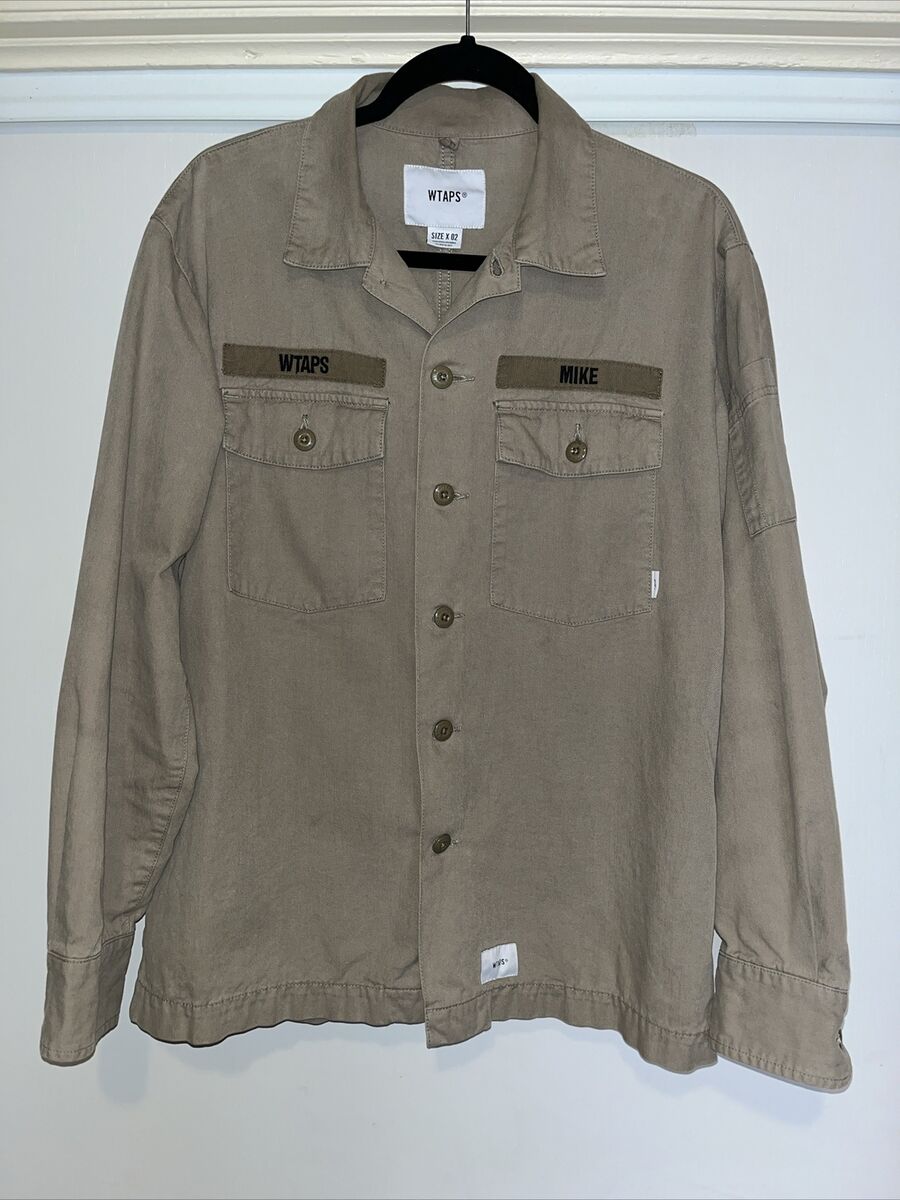 Wtaps Men's Medium 2 Military Buds Shirt Jacket Sportsman Wtaps Men's Medium 2 Military Buds Shirt Jacket Sportsman