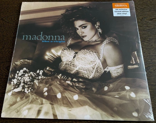 Madonna "Like A Virgin"  12" Clear Vinyl Album Indie Pop Sealed Sainsbury's Rare