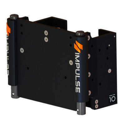 IMPULSE XL 10'' Set Back Electric Jack Plate w/Standard Control - Black Anodize [