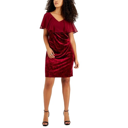 white christmas dresses Connected Apparel TAL47985M1 main image 1