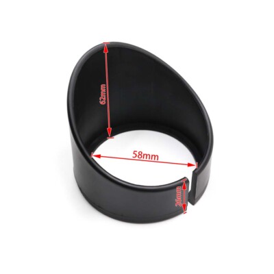 60mm Zusatzinstrument Sonnenblende Abdeckung Halter Schutzgehäuse Lichtblende