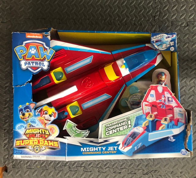 Paw Patrol 6053097 Mighty Pups Super Paws Mighty Jet Command Center! Toy for sale online | eBay