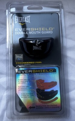 Everlast Evershield Double Mouthguard Red Dual Layer Technology New Mod#1400007