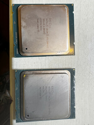 2 Stück Intel Xeon E5-2609V2 / E5-2609 V2  2.50GHz CPU  Sockel 2011  SR1AX