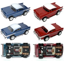 Chevrolet Custom Slot Cars RTR 1957 2 piezas nuevos AFX'tras Bulldog American Grafitti ¡RTR!