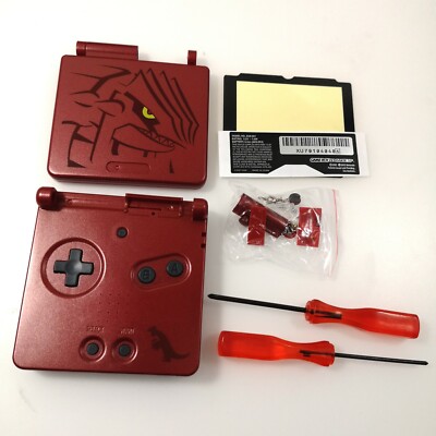 Red Gularton Housing Shell Case W/ button FOR Gameboy Advance SP GBA SP console