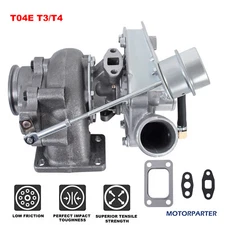 T3 T04E V-BAND Billet Turbocharger Turbo.63 A/R 420+ HP Internal Wastegate