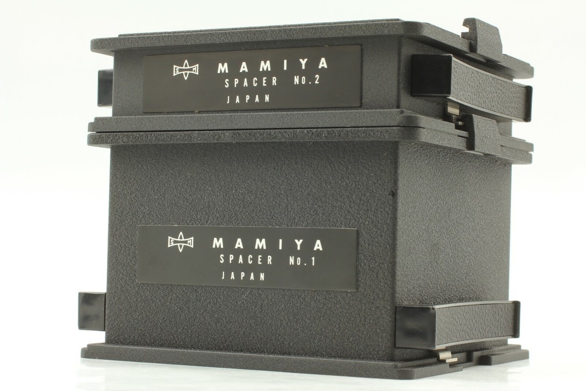 その他 MAMIYA SPACER No.1 No.2 POLAROID#A3164-2 💥MINT] Mamiya Spacer No,1 No,2 Set For Universal Press Super 23