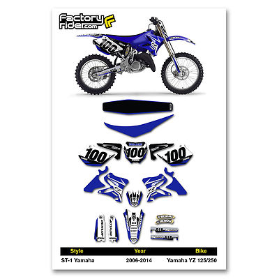 2006-2014 YAMAHA YZ 125 250 Graphics Kit / NMB PL & Seat Cover