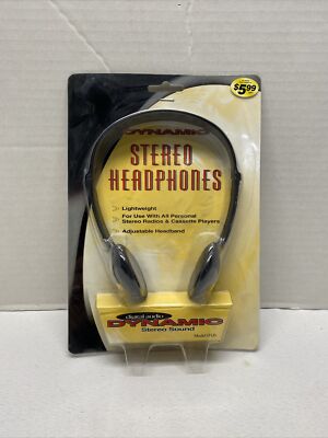 VTG 90 s Dynamic Stereo Headphones ST-126 Digital Audio Headset Wired