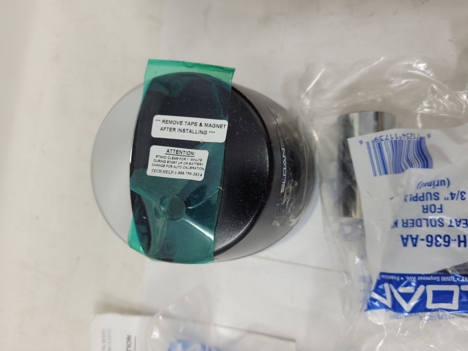 Sloan ECOS 81860.125 L/OR Urinal Flushometer Sensor Flush Valve