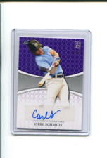 2022 Leaf Perfect Game Showcase Blank Back Purple Carl Schmidt Auto 1/1