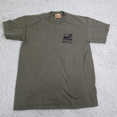 The Mountain Shirt Mens Large Brown T Shirt Short Sleeve Wife Angry Chasing Tail