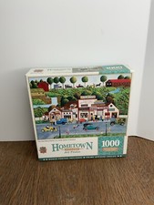 Master Pieces Hometown Gallery 1000 piece jigsaw puzzle Old Filling Station New