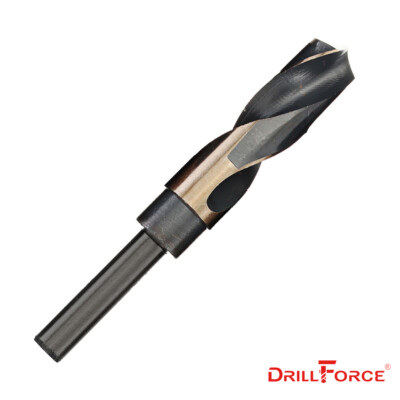 Drillforce 1 in. S&D Silver Deming HSS Cobalt M35 1/2'' Reduced Shank Drill Bit