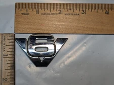 2001-2007 FORD ESCAPE V6 SIDE CHROME EMBLEM LOGO BADGE SYMBOL USED