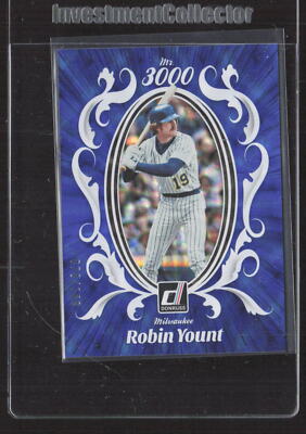 2023 Donruss #M3K-13 Robin Yount /249 Mr. 3000 Blue