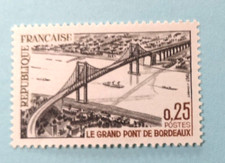 TIMBRE FRANCE 1967    GRAND PONT DE BORDEAUX   YT 1524  MNH