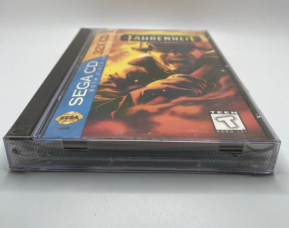 Fahrenheit Sega CD / 32X Factory Sealed Brand New Game W/ Hang Tab Mint !! - Image 2 of 4