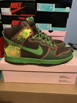 Nike SB Dunk High De La Soul Size 13 NDS OG All Brown Altitude