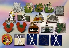 Hidden Mickey & Cast Lanyard Disney Pins (You Choose, Prices Vary)