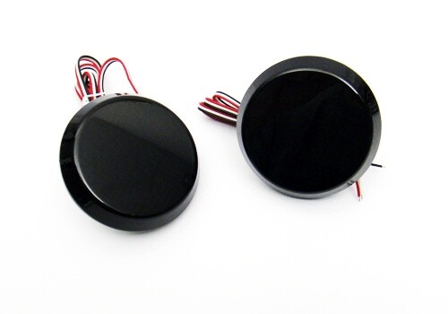 2X Red LED Rear Bumper Reflector Lights For Scion XB, IQ, Toyota Sienna, Corolla