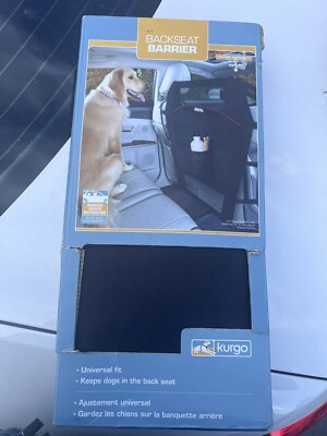 Kurgo Backseat Dog Barrier for Automotive Pet Travel Universal Fit